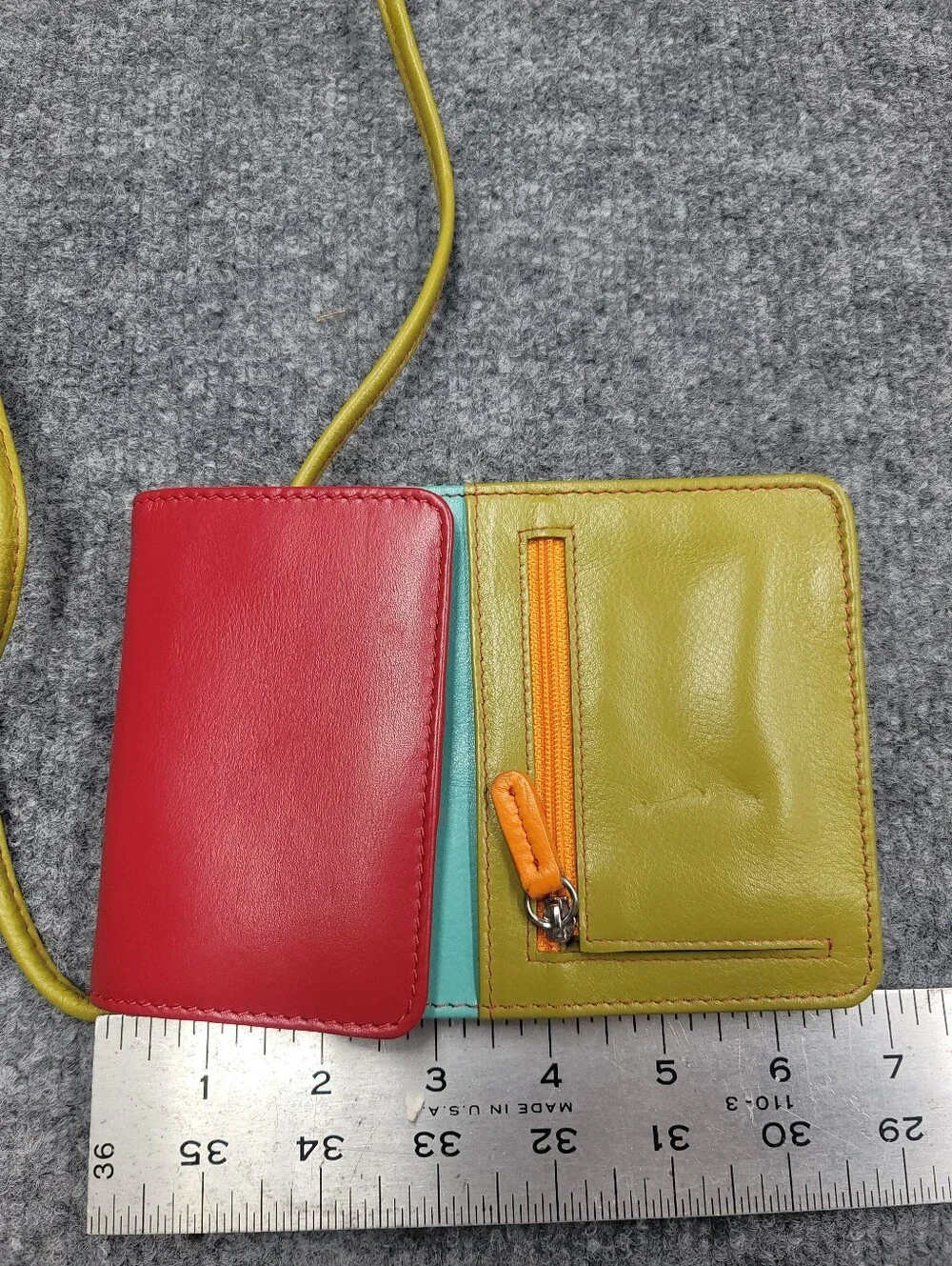 Ili World Colorful RFID Blocking Cross Body Wallet Bag NWT